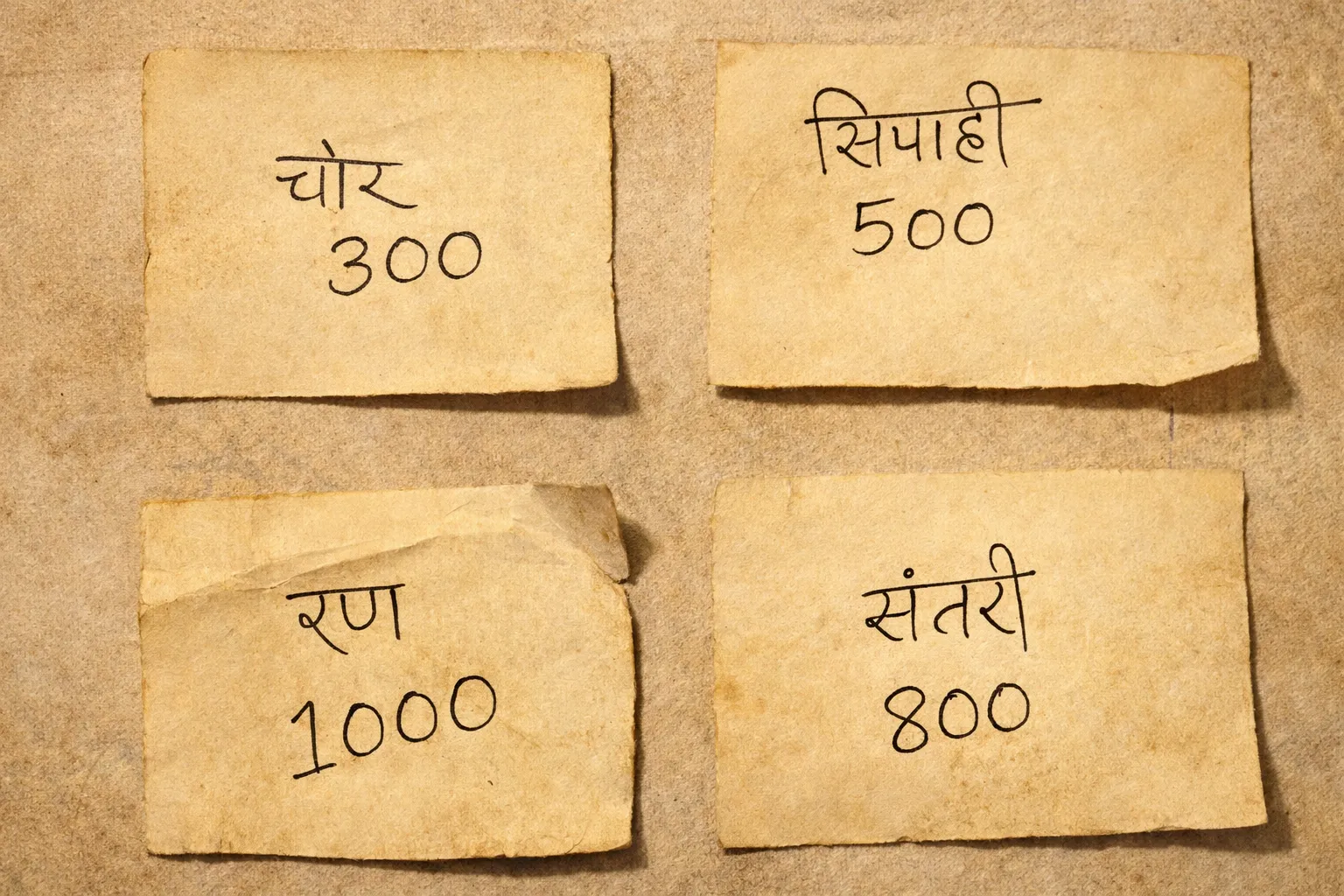 Raja Mantri Chor Sipahi